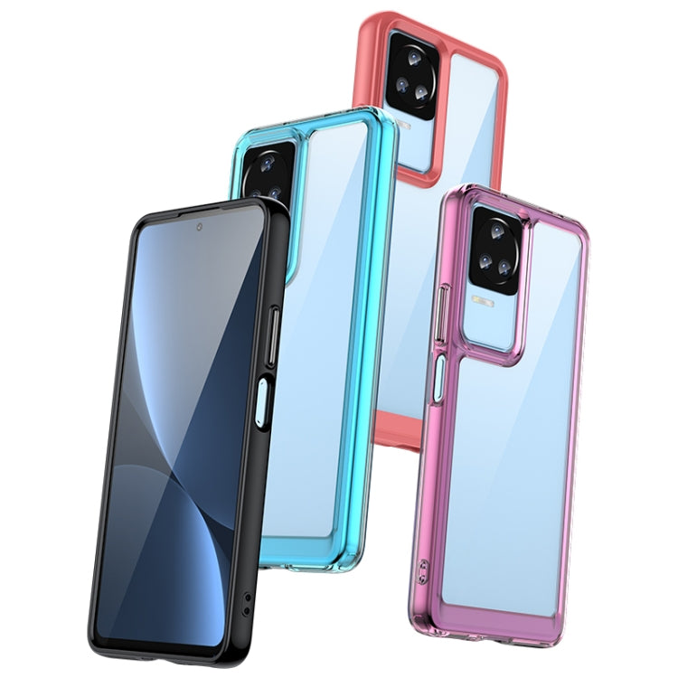 For Xiaomi Poco F4 Colorful Series Acrylic + TPU Phone Case