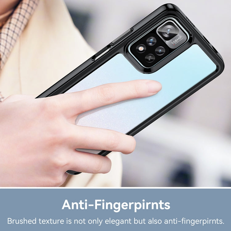 For Xiaomi Poco X4 NFC 5G Colorful Series Acrylic + TPU Phone Case