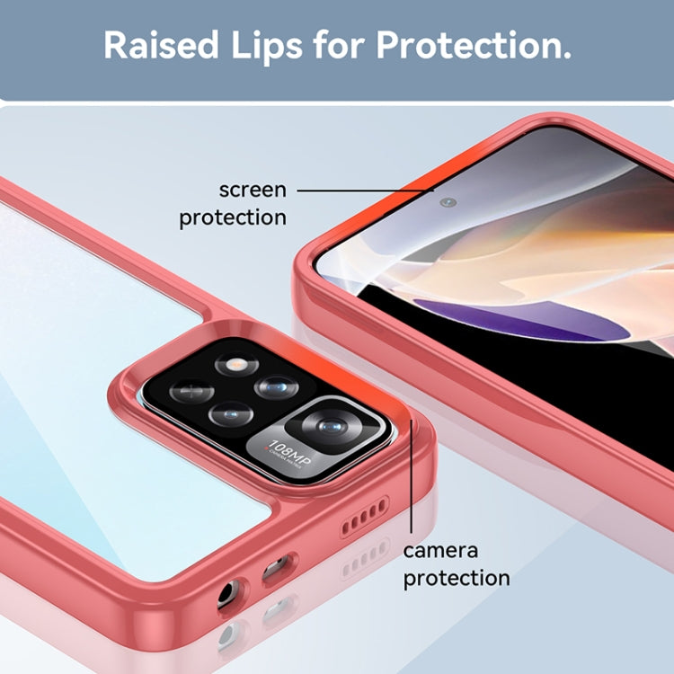 For Xiaomi Poco X4 NFC 5G Colorful Series Acrylic + TPU Phone Case