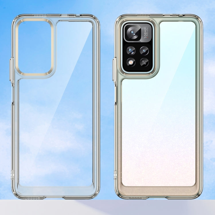 For Xiaomi Poco X4 NFC 5G Colorful Series Acrylic + TPU Phone Case