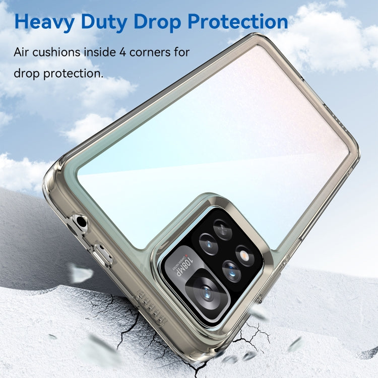 For Xiaomi Poco X4 NFC 5G Colorful Series Acrylic + TPU Phone Case