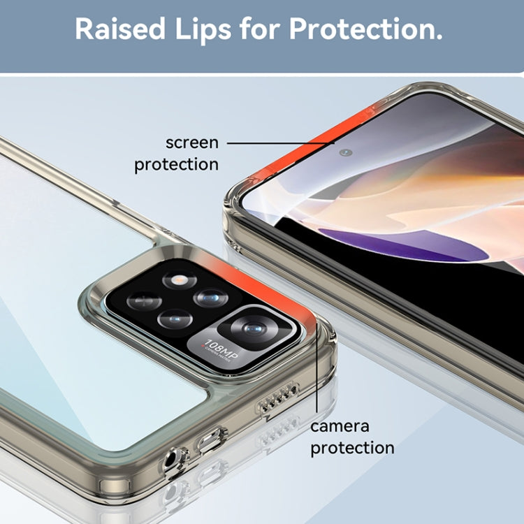 For Xiaomi Poco X4 NFC 5G Colorful Series Acrylic + TPU Phone Case