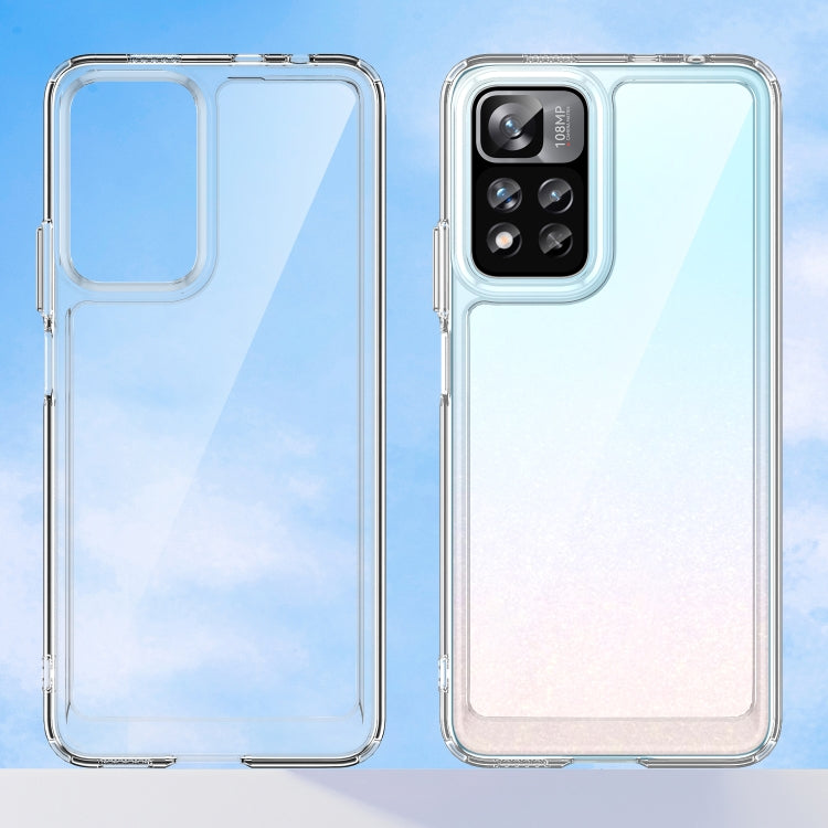 For Xiaomi Poco X4 NFC 5G Colorful Series Acrylic + TPU Phone Case