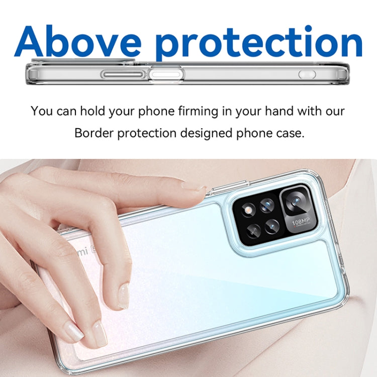 For Xiaomi Poco X4 NFC 5G Colorful Series Acrylic + TPU Phone Case