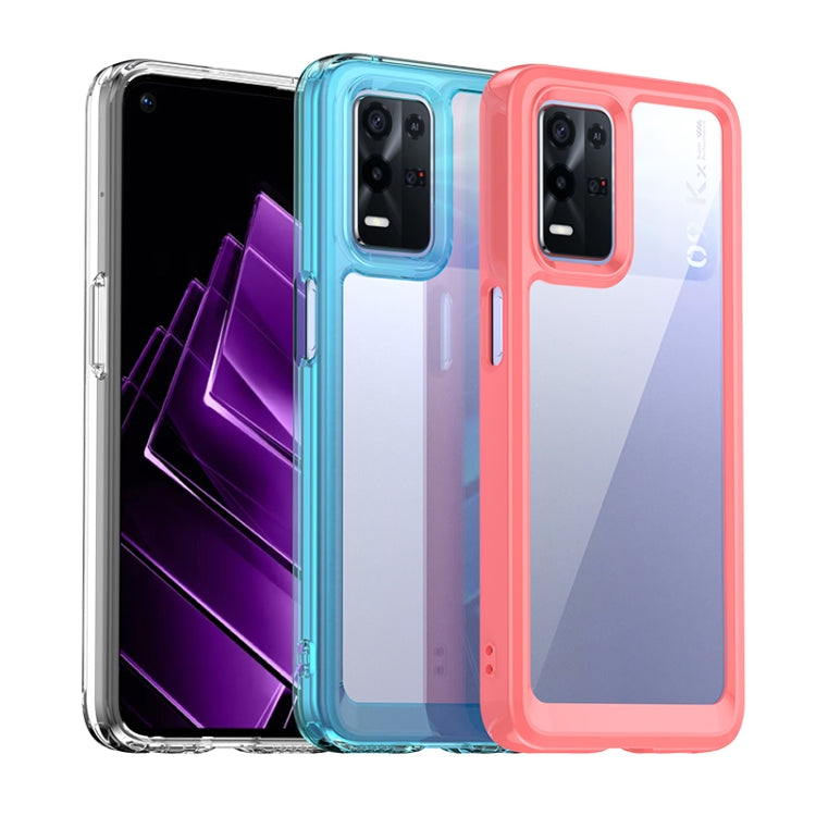 For OPPO Realme 8 5G Colorful Series Acrylic + TPU Phone Case