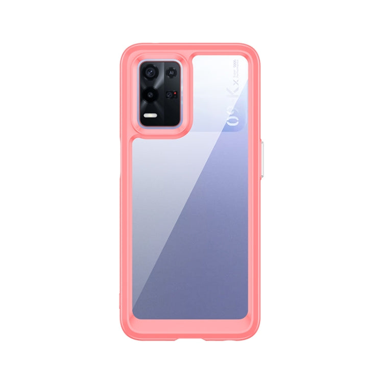 For OPPO Realme 8 5G Colorful Series Acrylic + TPU Phone Case