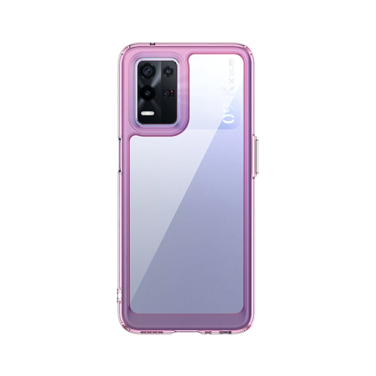 For OPPO Realme 8 5G Colorful Series Acrylic + TPU Phone Case