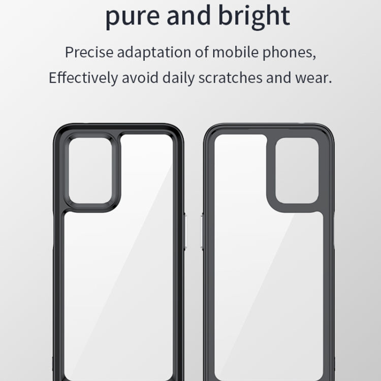 For OPPO Realme 8 5G Colorful Series Acrylic + TPU Phone Case