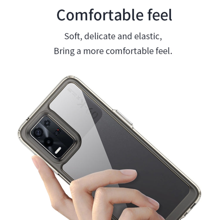 For OPPO Realme 8 5G Colorful Series Acrylic + TPU Phone Case