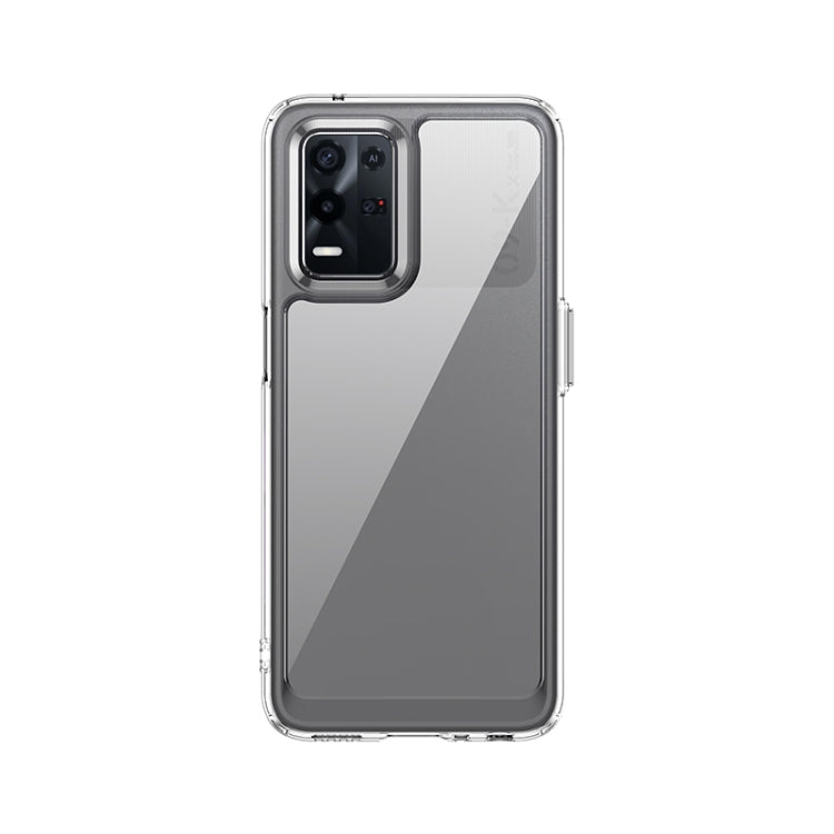 For OPPO Realme 8S 5G Colorful Series Acrylic + TPU Phone Case
