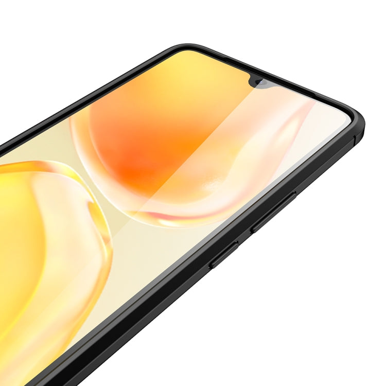 For vivo S15e Litchi Texture TPU Shockproof Case