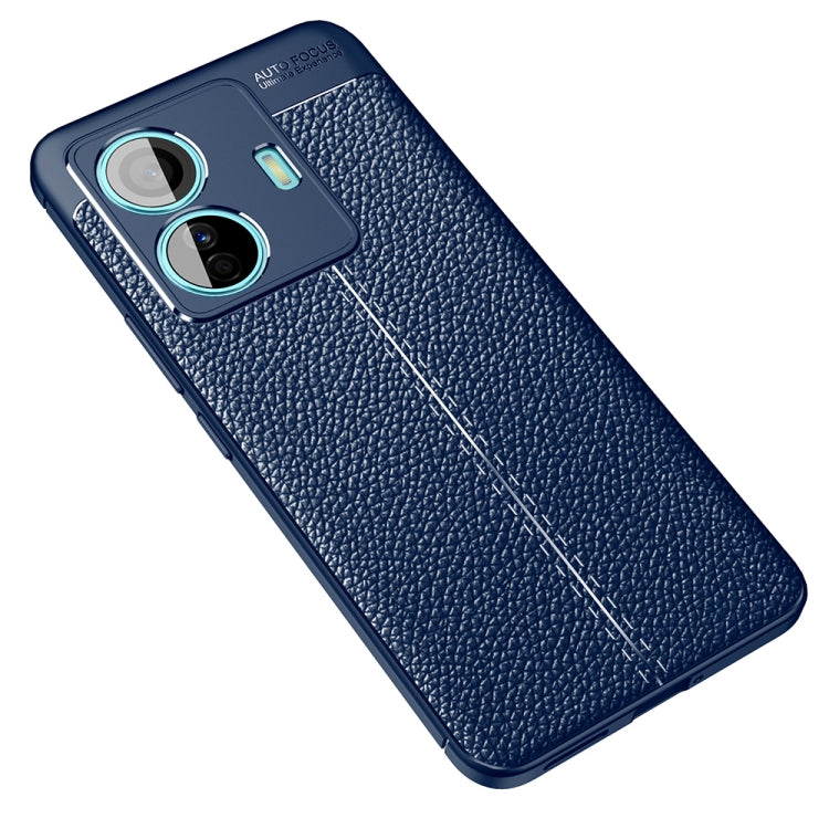 For vivo S15e Litchi Texture TPU Shockproof Case