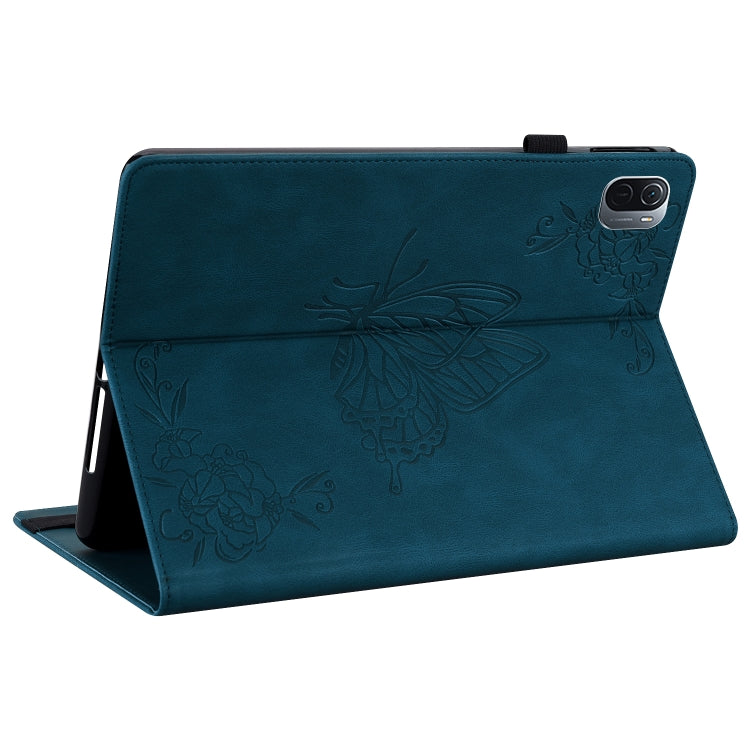 For Xiaomi Pad 5 / 5 Pro Butterfly Flower Embossed Leather Tablet Case