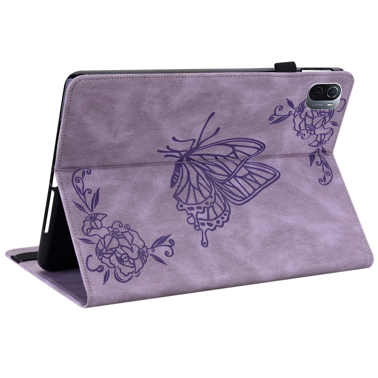 For Xiaomi Pad 5 / 5 Pro Butterfly Flower Embossed Leather Tablet Case