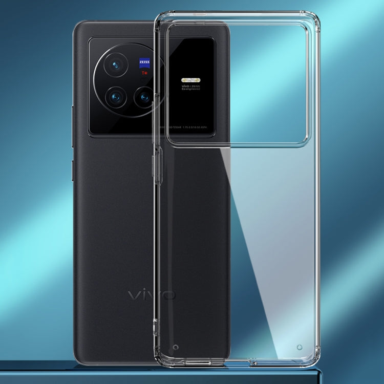 For vivo X80 Pro Ice Crystal PC + TPU Phone Case