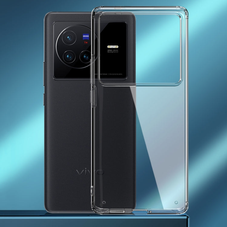 For vivo X80 Ice Crystal PC + TPU Phone Case