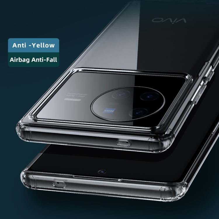 For vivo X80 Ice Crystal PC + TPU Phone Case