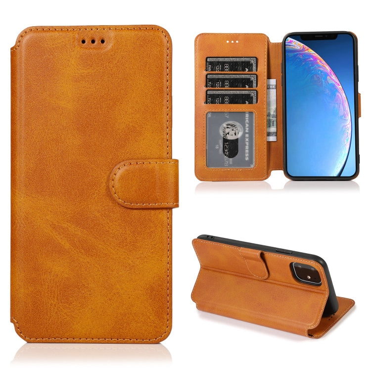 For iPhone 11 Shockproof PU + TPU Leather Phone Case