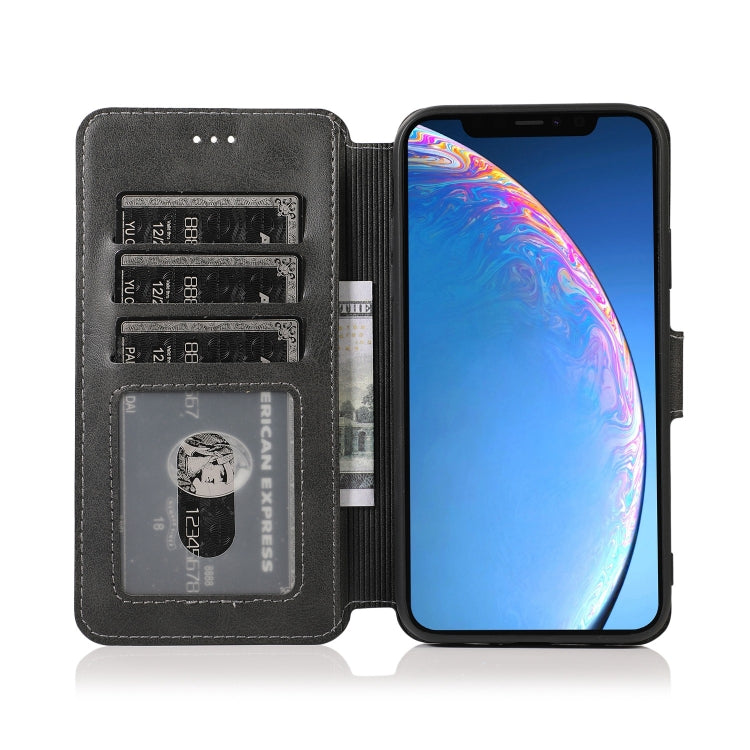 For iPhone 11 Shockproof PU + TPU Leather Phone Case