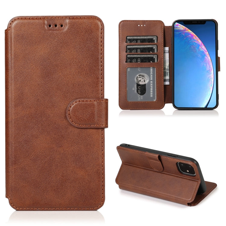 For iPhone 11 Shockproof PU + TPU Leather Phone Case