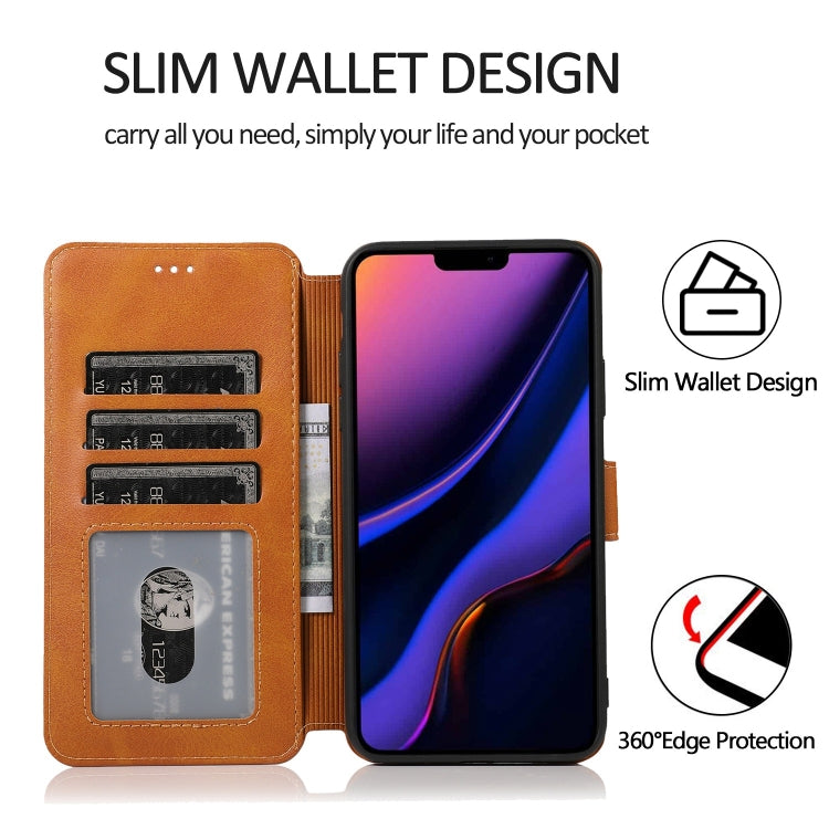 For iPhone 11 Pro Max Shockproof PU + TPU Leather Phone Case