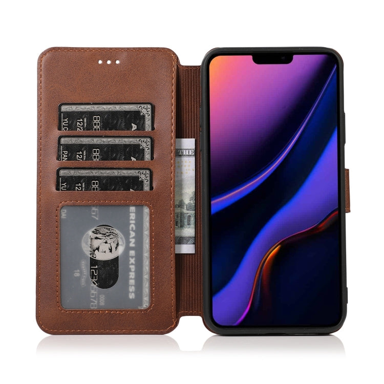 For iPhone 11 Pro Max Shockproof PU + TPU Leather Phone Case