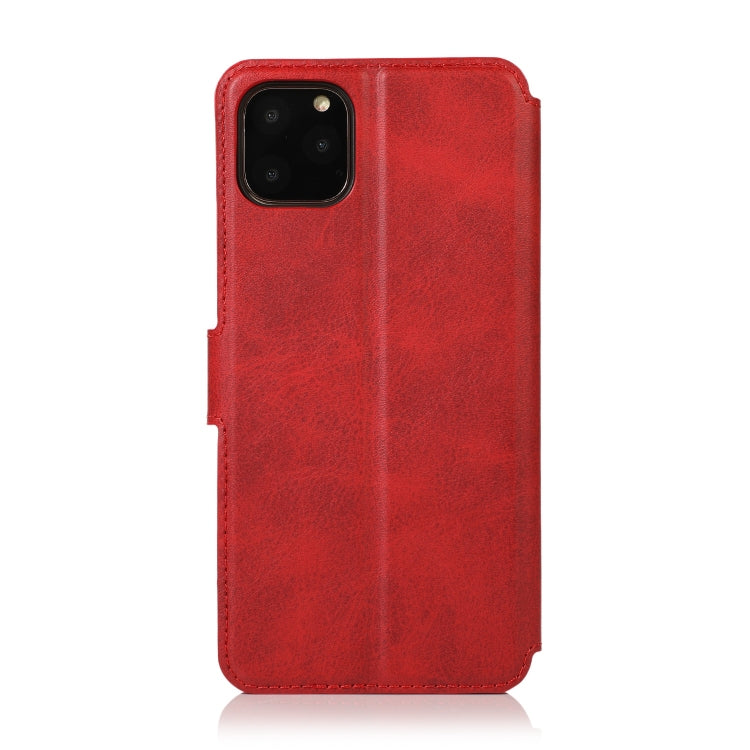 For iPhone 11 Pro Max Shockproof PU + TPU Leather Phone Case
