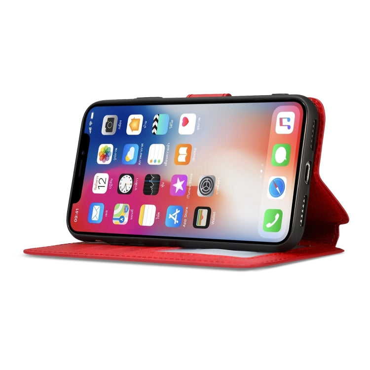 For iPhone X / XS Shockproof PU + TPU Leather Phone Case