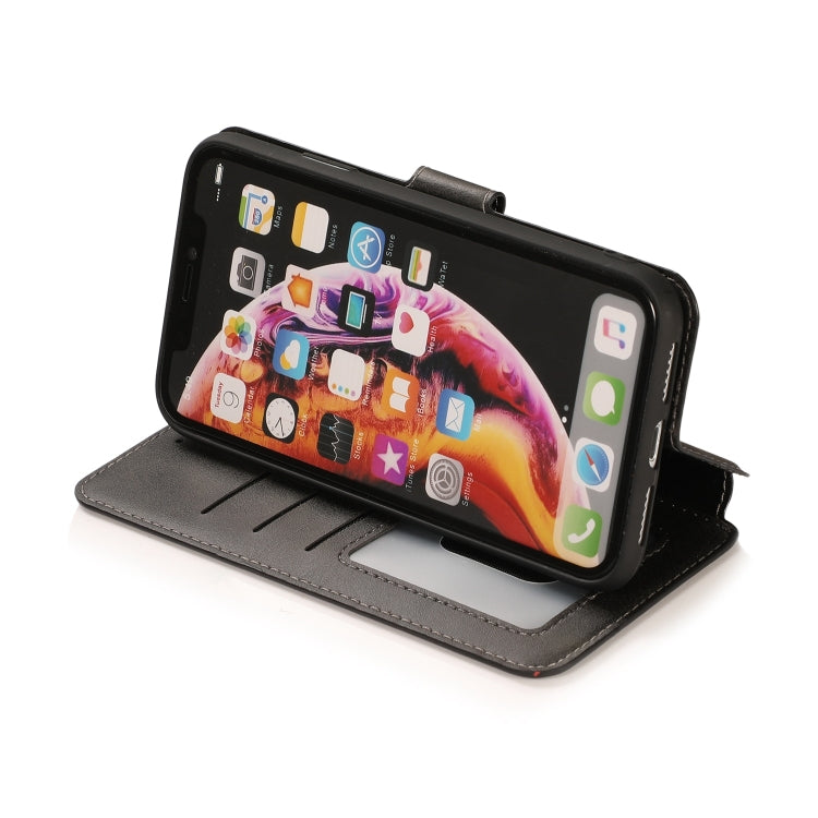 For iPhone XR Shockproof PU + TPU Leather Phone Case