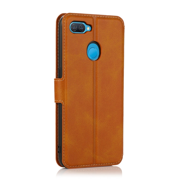 For OPPO A7 Shockproof PU + TPU Leather Phone Case