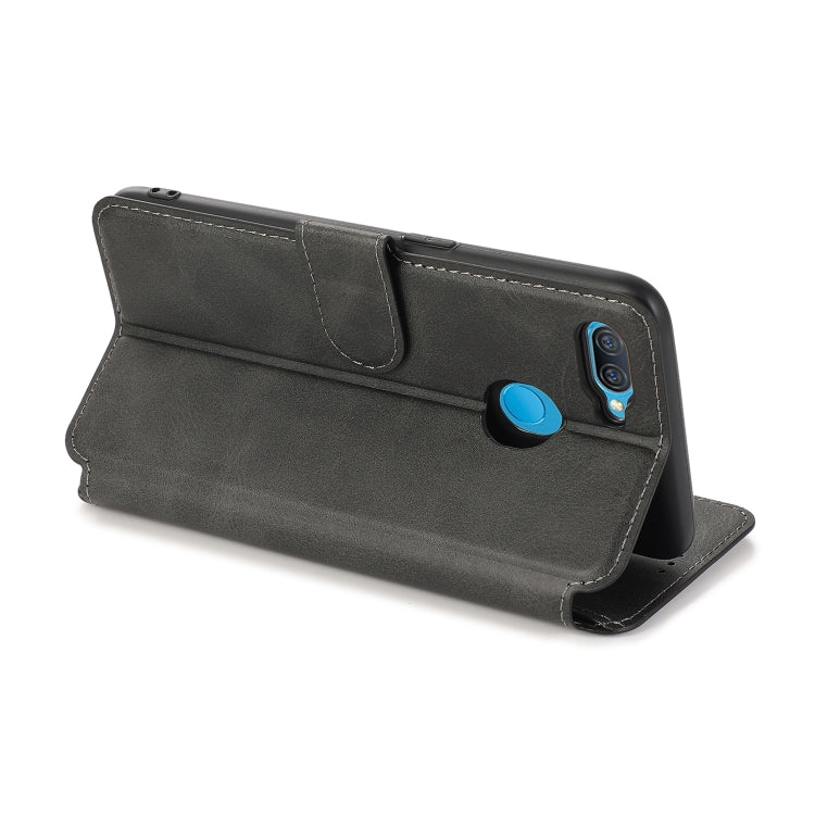 For OPPO A7 Shockproof PU + TPU Leather Phone Case