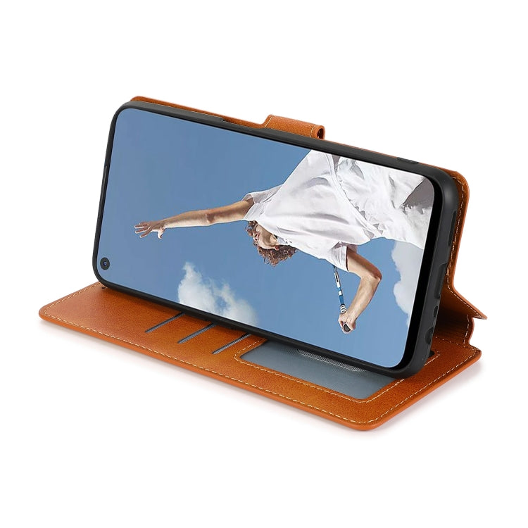 For OPPO A52 Shockproof PU + TPU Leather Phone Case