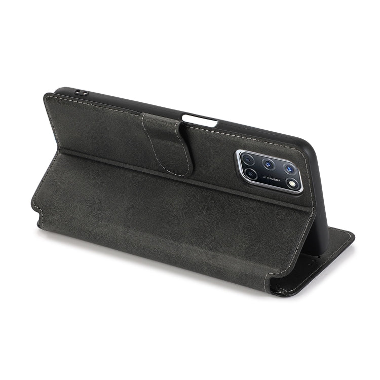 For OPPO A52 Shockproof PU + TPU Leather Phone Case