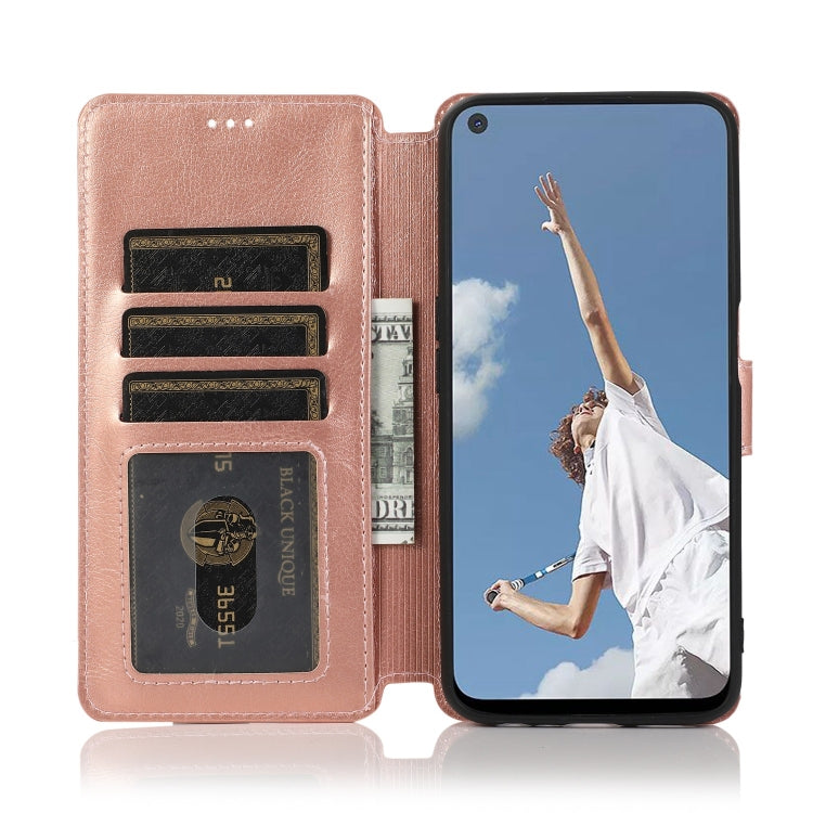 For OPPO A52 Shockproof PU + TPU Leather Phone Case