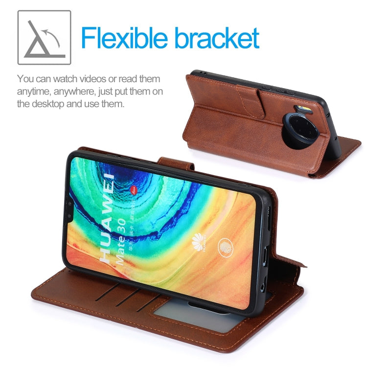 For Huawei Mate 30 Shockproof PU + TPU Leather Phone Case