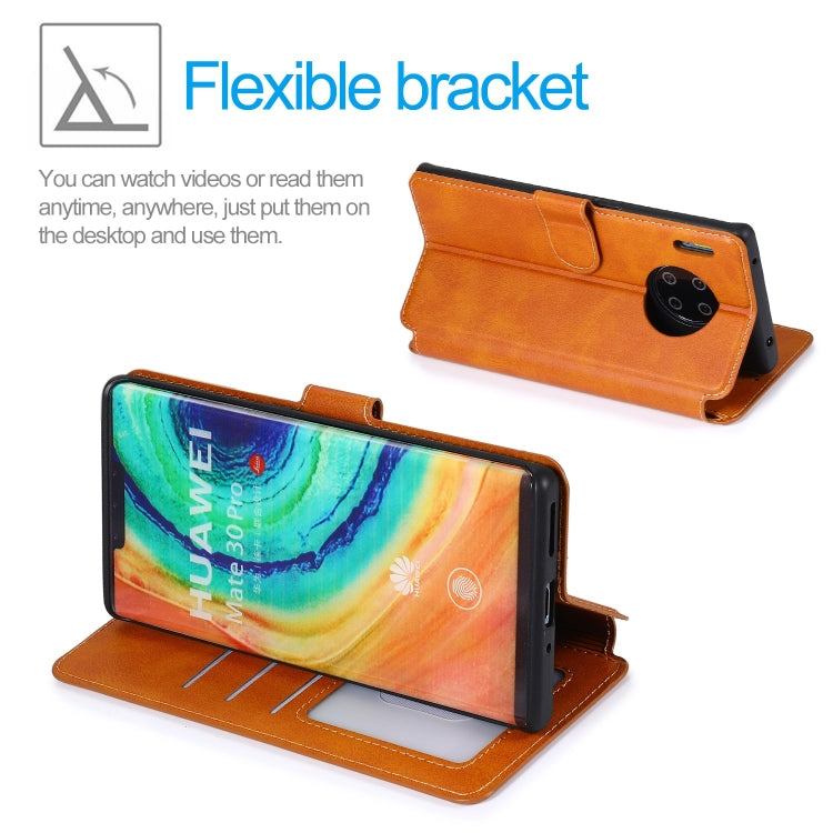For Huawei Mate 30 Pro Shockproof PU + TPU Leather Phone Case