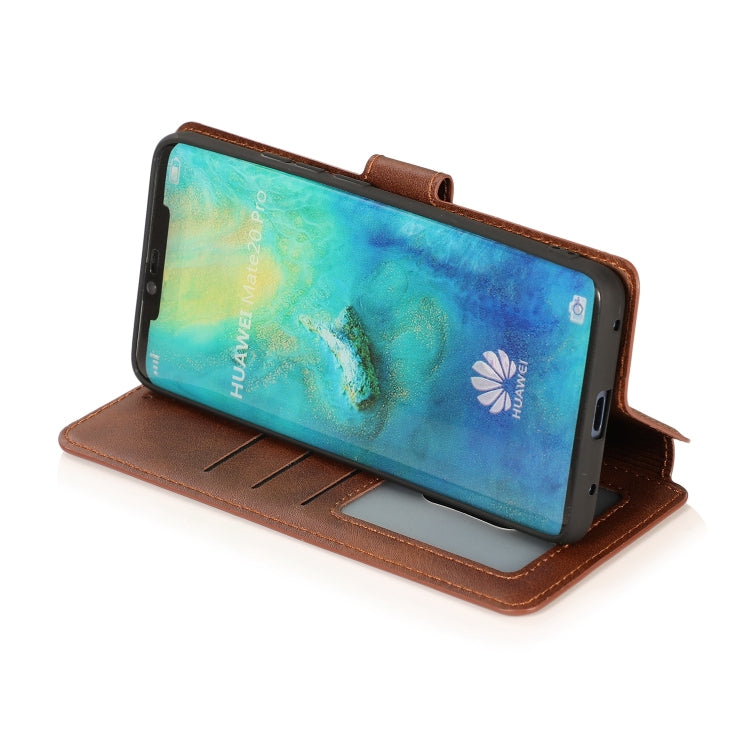 For Huawei Mate 20 Pro Shockproof PU + TPU Leather Phone Case