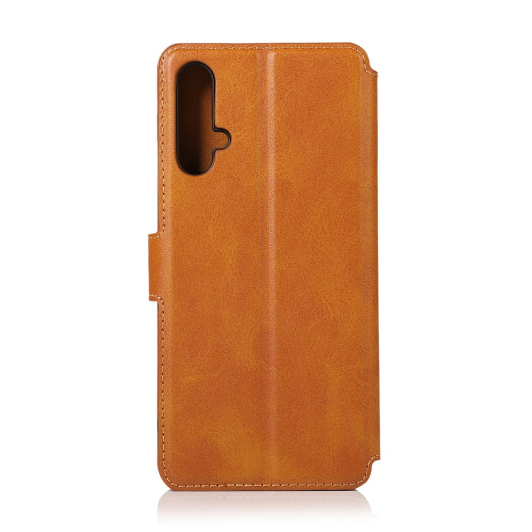 For Huawei nova 5 Shockproof PU + TPU Leather Phone Case