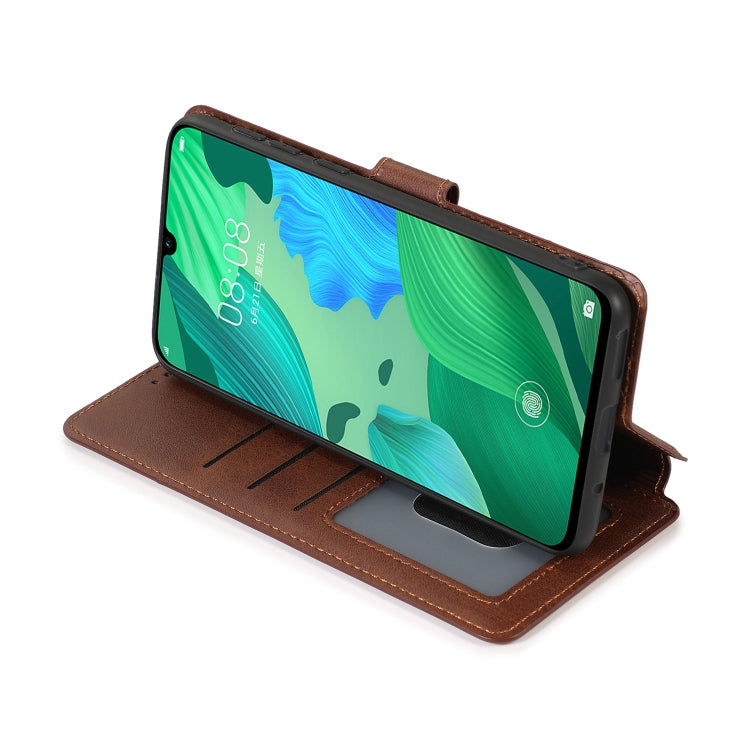 For Huawei nova 5 Shockproof PU + TPU Leather Phone Case
