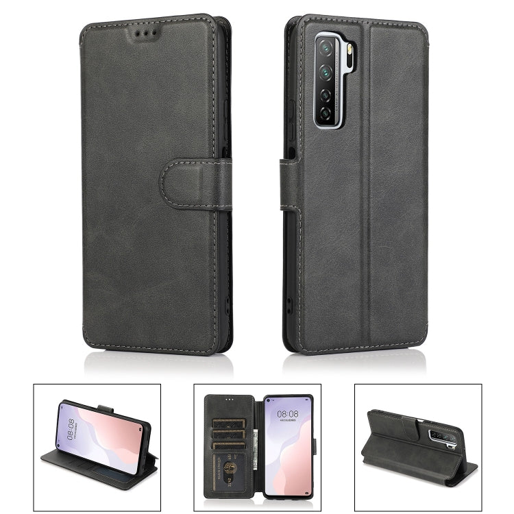 For Huawei nova 7 SE Shockproof PU + TPU Leather Phone Case
