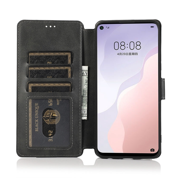 For Huawei nova 7 SE Shockproof PU + TPU Leather Phone Case
