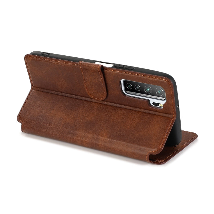 For Huawei nova 7 SE Shockproof PU + TPU Leather Phone Case