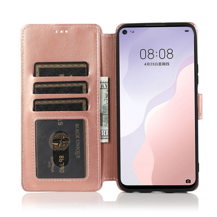 For Huawei nova 7 SE Shockproof PU + TPU Leather Phone Case