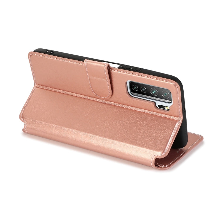 For Huawei nova 7 SE Shockproof PU + TPU Leather Phone Case