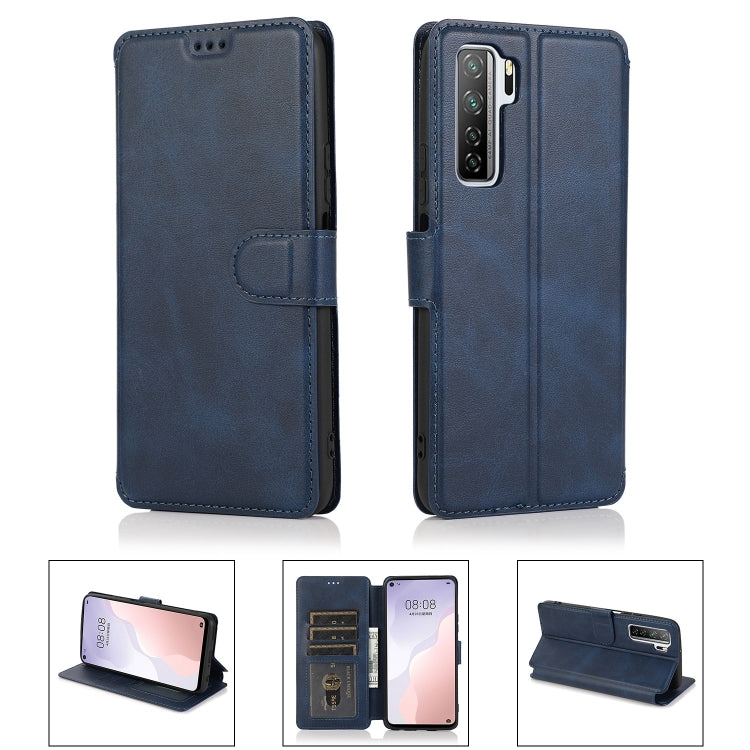 For Huawei nova 7 SE Shockproof PU + TPU Leather Phone Case