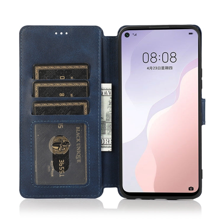 For Huawei nova 7 SE Shockproof PU + TPU Leather Phone Case