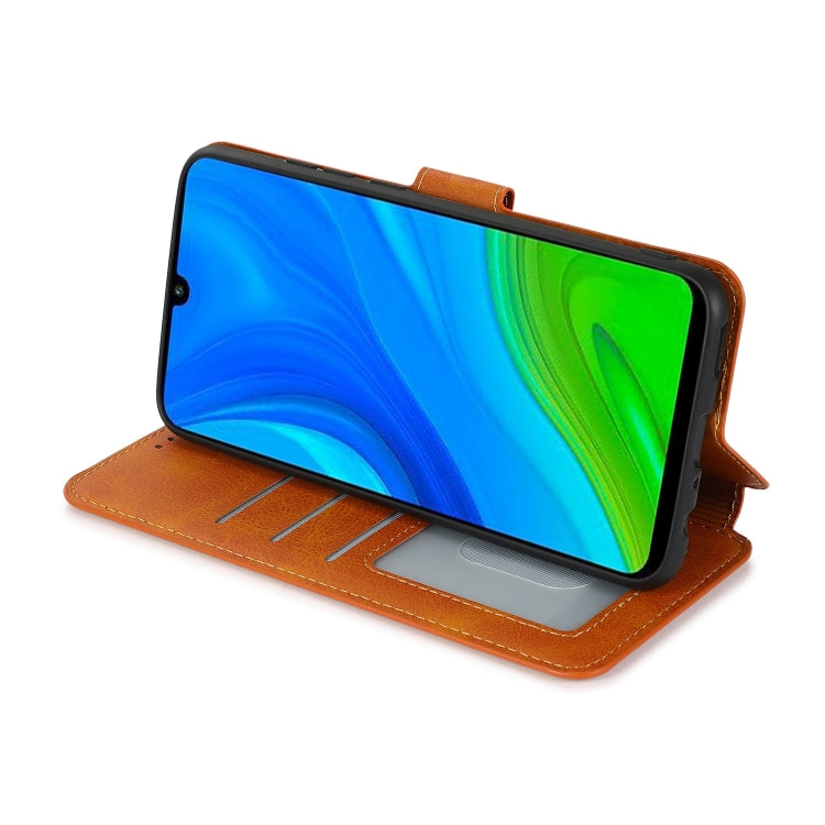 For Huawei P Smart 2020 Shockproof PU + TPU Leather Phone Case