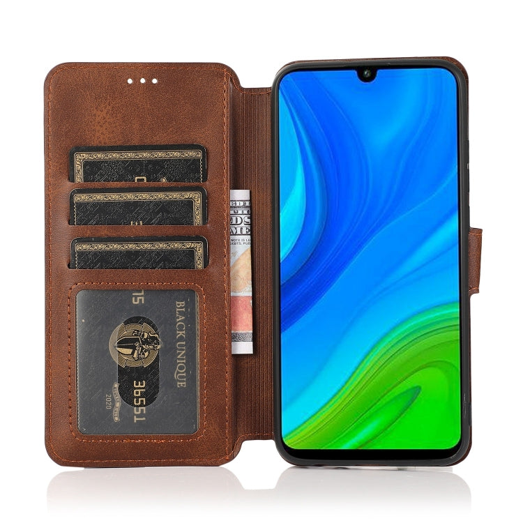 For Huawei P Smart 2020 Shockproof PU + TPU Leather Phone Case