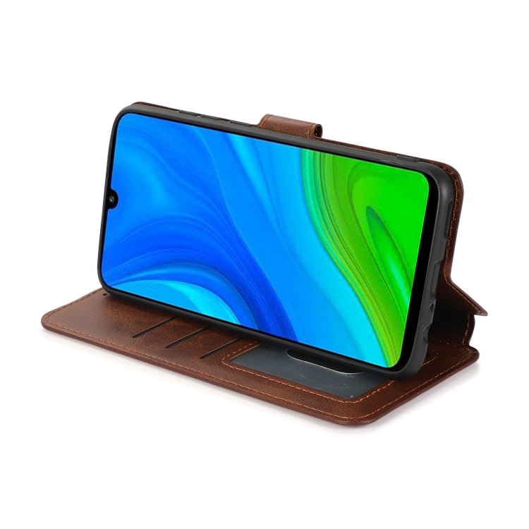 For Huawei P Smart 2020 Shockproof PU + TPU Leather Phone Case