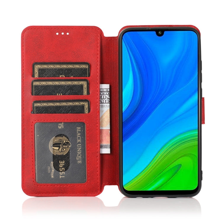 For Huawei P Smart 2020 Shockproof PU + TPU Leather Phone Case
